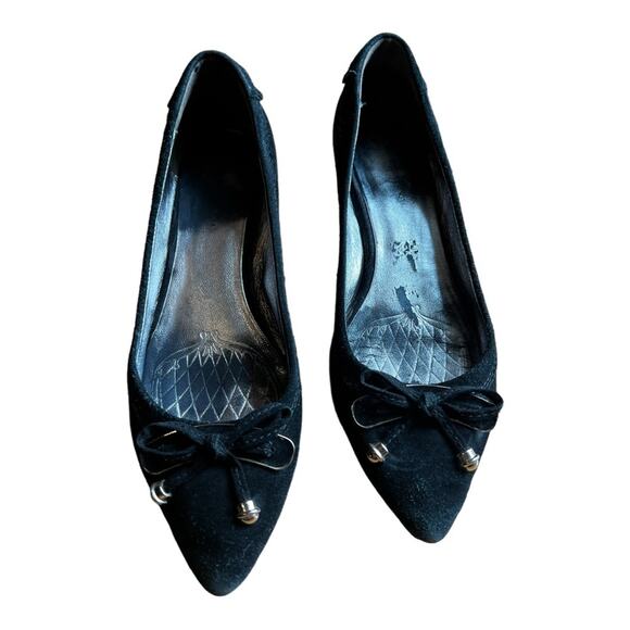 Elie Tahari Suede Kitten Heels Size 39 - recently re-soled - Picture 2 of 7